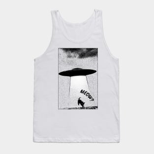 UFO kidnaps a cat Tank Top